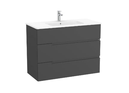 Roca Victoria-N 3 Drawer Unit 1000mm x 460mm - A857939531 - Perfect for Bathroom Storage