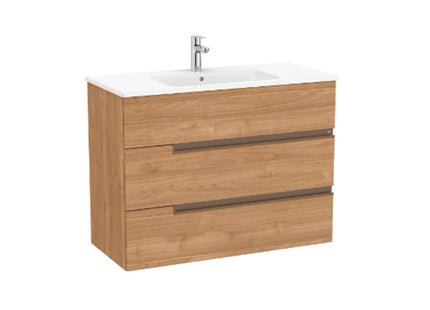 Roca Roca Victoria-N(New) 3 Drw Unit 1000x460mm - A857939517 - Perfect for Modern Bathrooms