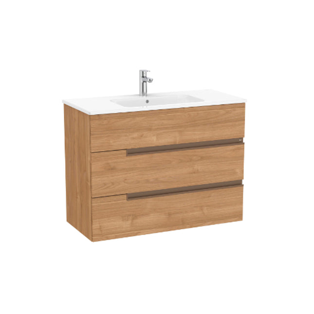 Roca Roca Victoria-N(New) 3 Drw Unit 1000x460mm - A857939517 - Perfect for Modern Bathrooms