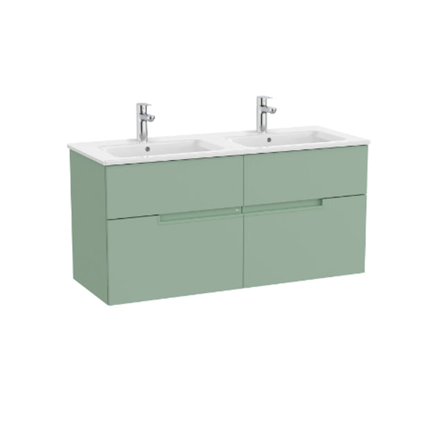 Roca Roca Victoria-N(New) LH 2 Drw Unit 600x460mm - A857920564 - Stylish Bathroom Storage