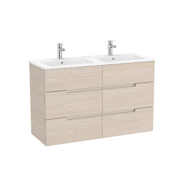Roca Roca Victoria-N(New) LH 3 Drw Unit 600x460mm L/Ash - A857925541 - Perfect for Bathroom Storage