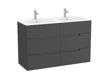Roca Roca Victoria-N(New) LH 3 Drw Unit 600x460mm - A857925531 - Elegant Vanity Unit