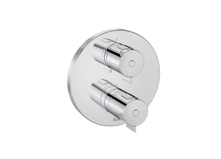 T-500 Round Shower Mixer, 1 Outlet, Built-In, Chrome - A5A2P18C00