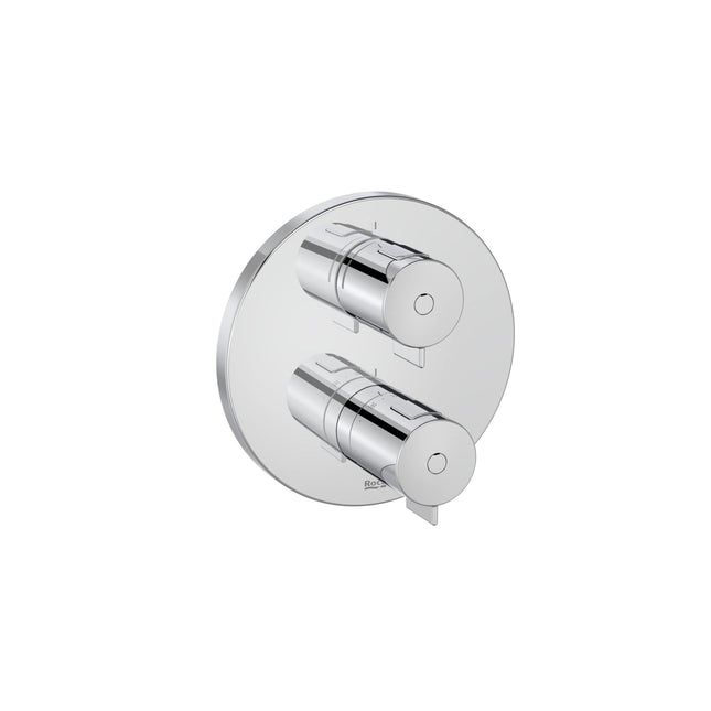 T-500 Round Shower Mixer, 1 Outlet, Built-In, Chrome - A5A2P18C00