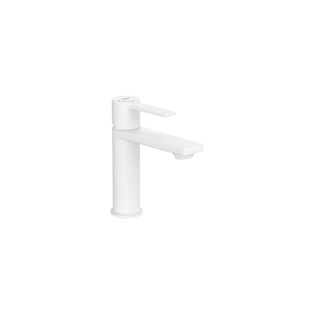 Targa Basin Mixer With Smooth Body - Cold Start, S-Size, M/White