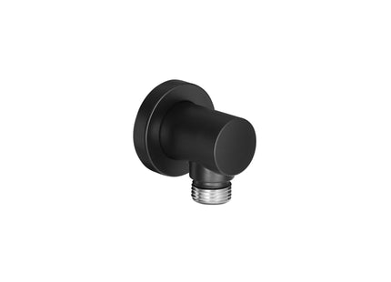 Shower Hose Outlet 1/2" Round - M/Black - A5B1450NB0 - Essential for Shower Setup