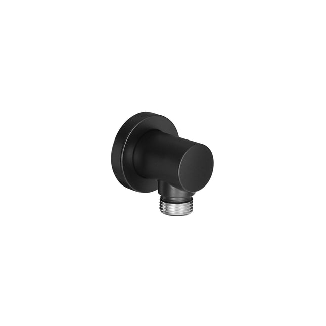Shower Hose Outlet 1/2" Round - M/Black - A5B1450NB0 - Essential for Shower Setup