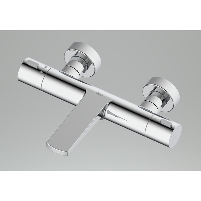 Roca Splash-T Thermostatic Wall-Mounted Bath/Shower Mixer - Chrome