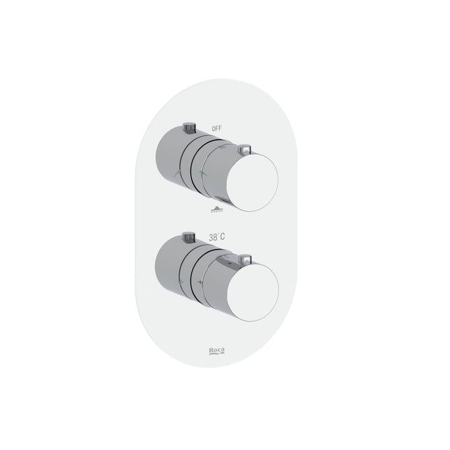 Splash-T Built-In Thermostatic Bath-Shower Mixer, 3 Outlet, Chrome - TN50202800000000