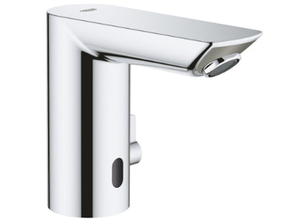 Grohe Baucosmo E Deck Sensor Basin Mixer - 6V Battery, Chrome - 36451000