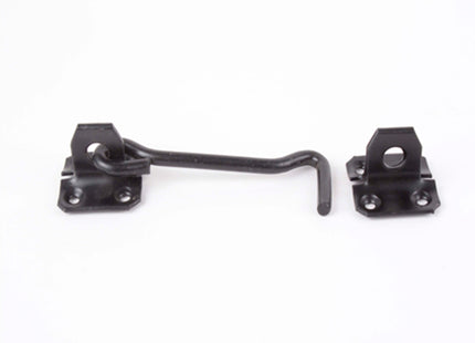 Owlett-Jaton 37 Malleable Iron Cabin Hooks Epoxy Black - 152mm / 6" (Box of 10)