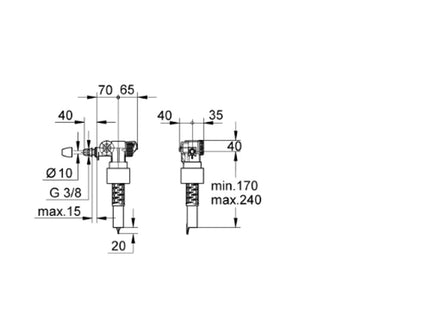 Grohe Filling Valve - 37095000 - Perfect for Plumbing