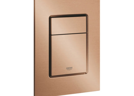 Grohe Skate Cosmo Small Flush Plate - Brushed Warm Sunset - 37535DL0