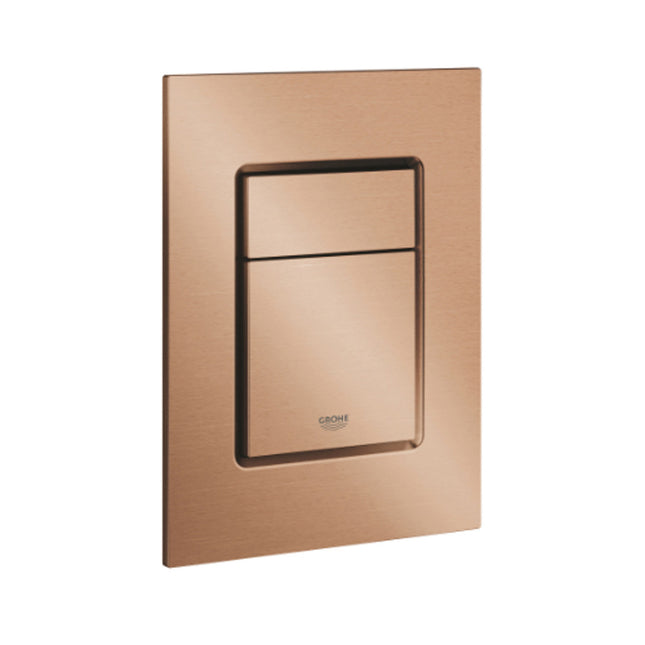 Grohe Skate Cosmo Small Flush Plate - Brushed Warm Sunset - 37535DL0