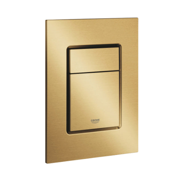 Grohe Skate Cosmo Small Flush Plate - Brushed Cool Sunrise - 37535GN0