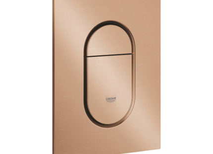 Grohe Arena Cosmo Small Flush Plate Brushed Warm Sunset - 37624DL0