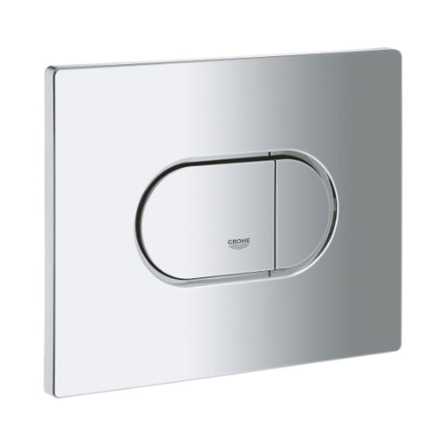 Arena Cosmopolitan Flush Plate Horizontal - Chrome - 38858000 - Upgrade Your Bathroom