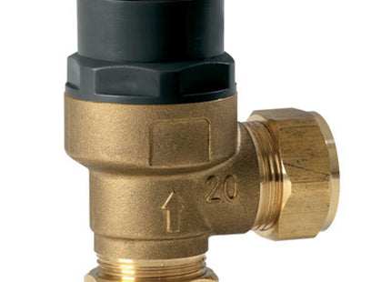 Intatec Inta Automatic Differential By-Pass Valve - 22mm Angled - ABPA401022