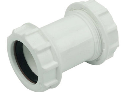 Primaflow PS Compression Waste Str Connector - 32mm, White