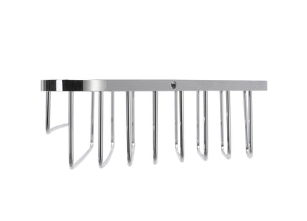 Croydex Stainless Steel Corner Basket - QM395941