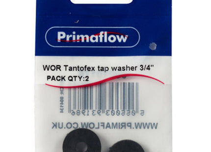 Primaflow Primapack Tantofex Tap Washer - 3/4" - Pack of 2