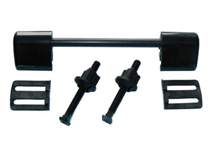 Primaflow Primapack Toilet Seat Fittings With Rod - Black - 9HINGEB