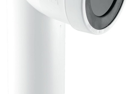 McAlpine WC-CON8E 90° Bend Adjustable Length Extended Inlet Rigid WC Connector