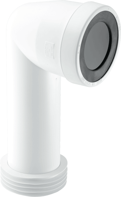 McAlpine WC-CON8E 90° Bend Adjustable Length Extended Inlet Rigid WC Connector