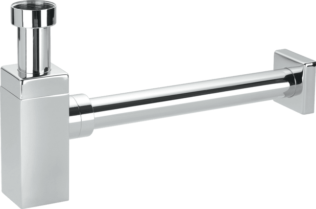 McAlpine CA32SQUK-CB Chrome Plated Brass Basin Kit with Square Bottle Trap