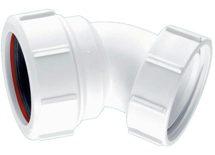 McAlpine Universal Bend 135deg x BSP Loose Coupling Nut 1.5''   ST90-OUT