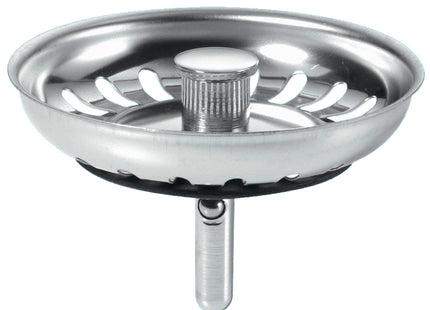 McAlpine BWSTSS-TOP Basket Strainer Waste Plug - Stemball Model (Pack of 3)
