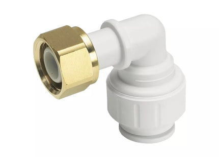 John Guest Speedfit Bent Tap Connector 15mm X 1/2" (Pack Of 10)