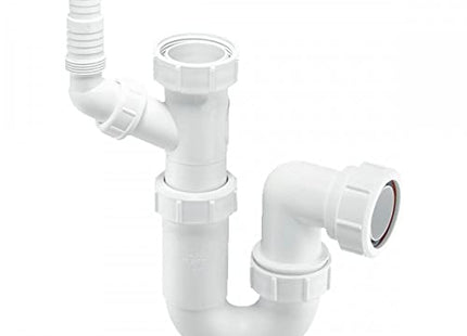 McAlpine WM15 Adjustable Sink Trap with 135° Swivel Nozzle