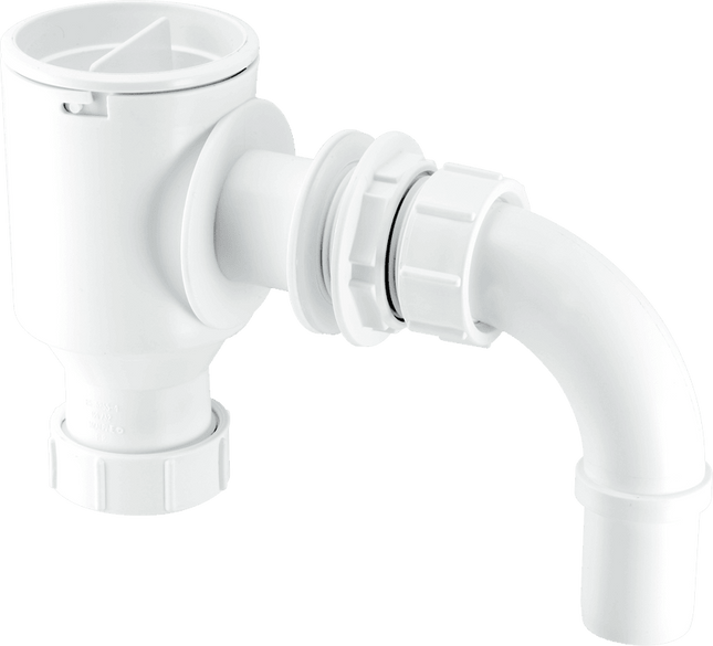 McAlpine H28 1" Complete Screened Tank Overflow Connector