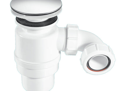 McAlpine STW12-M 80mm Water Seal Resealing Shower Trap with Multifit Outlet