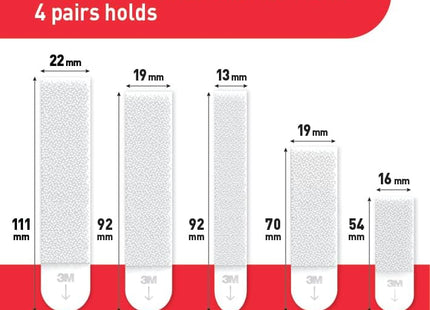 Command Picture Hanging Strips Narrow (4 Pairs)