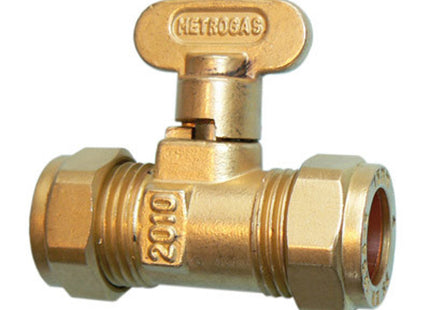 Mc Metrogas Cock Rigid Fan Comp 15mm - GC320