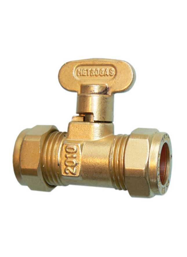 Mc Metrogas Cock Rigid Fan Comp 15mm - GC320