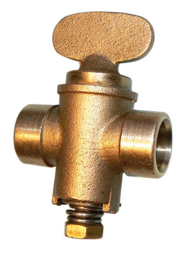 Primaflow Gas Cock Rigid Fan Endfeed 15mm - TGC160 - Reliable for Gas Systems