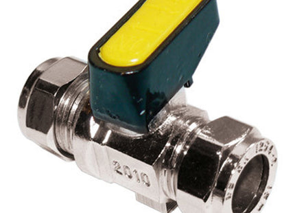 Primaflow MM Metrogas Mini Ball CxC 15mm Chrome - GCM15 - Gas Valve
