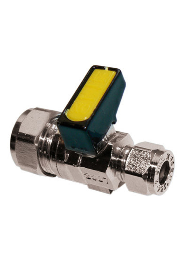 Primaflow Mm Metrogas Mini Ball Cxc 15X10mm Chrome - GCM1510 - Gas Valve