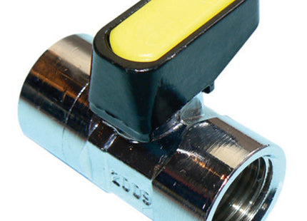 Primaflow MM Metrogas Mini Ball FxF 1/2" Chrome - GCM12CP - Gas Valve