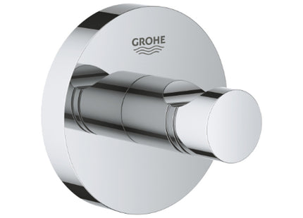 Grohe Essentials Robe Hook Chrome - 40364001 - Ideal for Hanging Robes