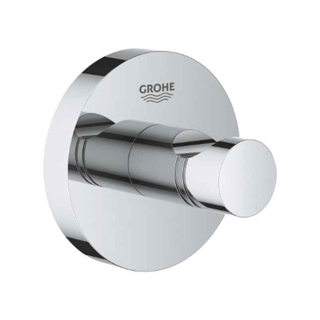 Grohe Essentials Robe Hook Chrome - 40364001 - Ideal for Hanging Robes