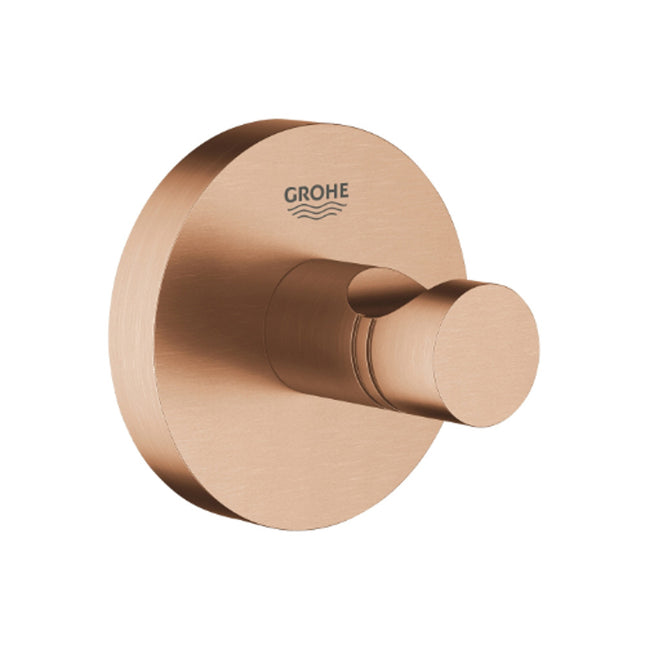 Grohe Essentials Robe Hook Brushed Warm Sunset - 40364DL1 - Stylish Bathroom Accessory