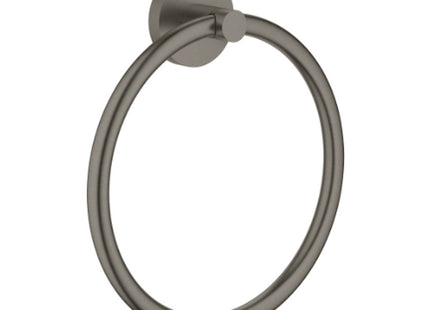 Grohe Towel Ring Brushed Hard Graphite - 40365AL1 - Perfect for Your Bathroom