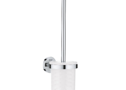 Grohe Essentials Toilet Brush Set Chrome - 40374001 - Elegant Bathroom Tool