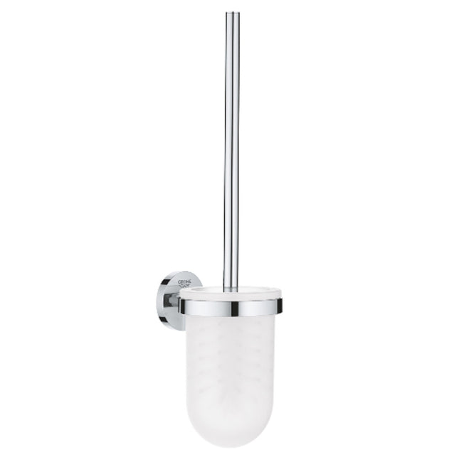 Grohe Essentials Toilet Brush Set Chrome - 40374001 - Elegant Bathroom Tool