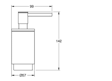 Grohe Soap Dispenser Brushed Cool Sunrise - 41028GN0 - Stylish Bathroom Accessory