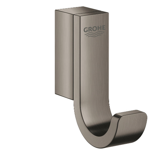 Robe Hook Brushed Hard Graphite - 41039AL0 - Perfect for Your Bathroom